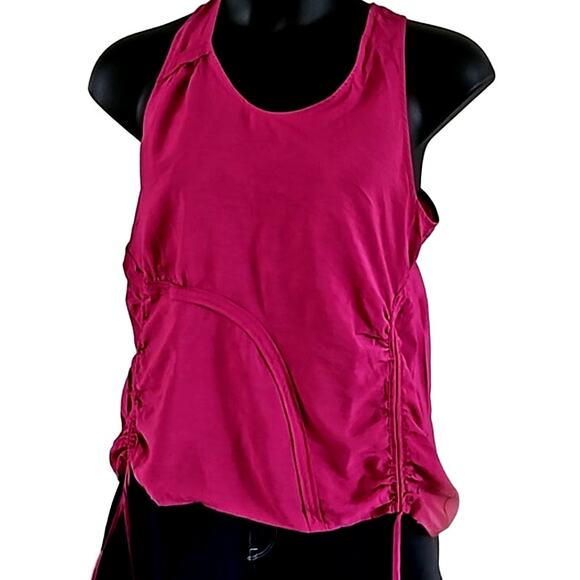 Next Women’s Sleeveless Drawstring Tank Top - Size 14 Petite, Pink, NWT - Picture 6 of 8